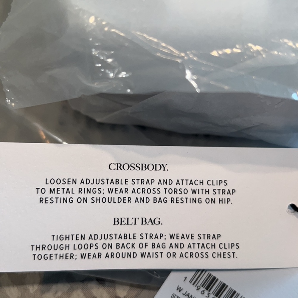 NWT UGG Janey II Transparent (3 in 1) Black Crossbody - Picture 6 of 11